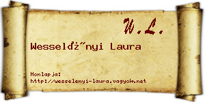 Wesselényi Laura névjegykártya